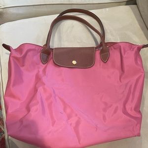 Longchamp bag, medium size, long straps